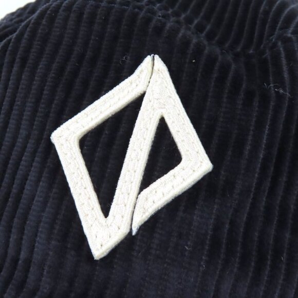 Dior Homme Cotton Diamond CD Logo Lining Blue Corduroy
